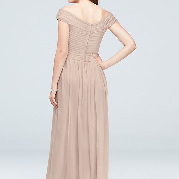 DAVID'S BRIDAL light blue bridesmaid dresses size 0&2 - Picture 3 of 7